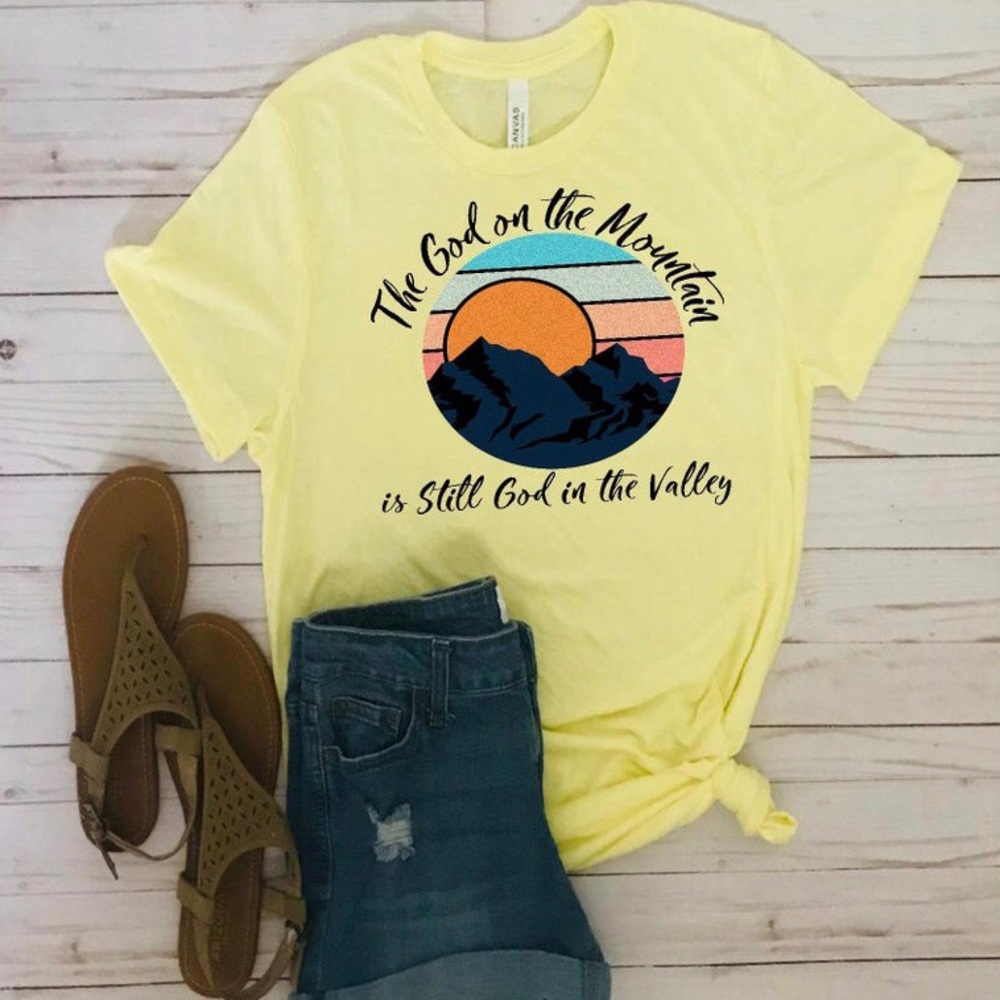The God on the Mountain tee